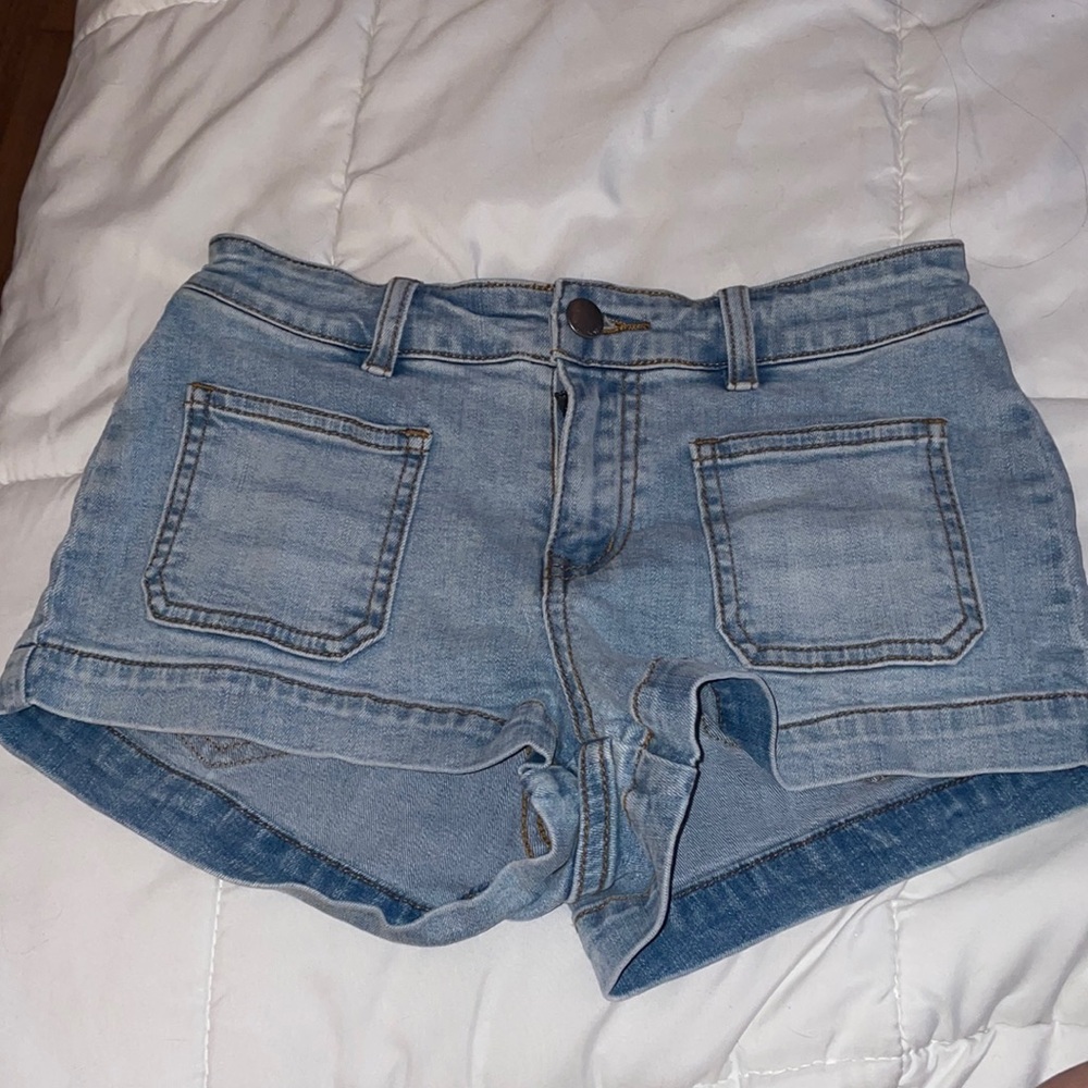 Billabong denim short shorts